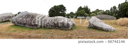 Grand Menhir Brise and dolmen Table des Marchand 98748146