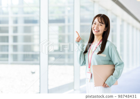 Office engineer young lady 98748431