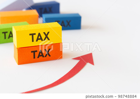 稅收稅增加箭頭上升消費稅 98748884