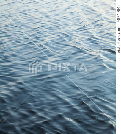 Water surface with ripples Water surface with ripples 98749043
