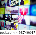 Split tv screen. 98749047