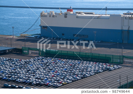 《Kanagawa Prefecture》Exported automobiles and automobile industry 98749644