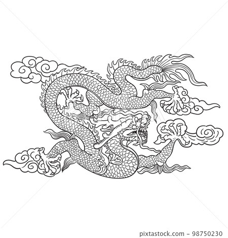 Chinese dragon Chinese dragon 98750230