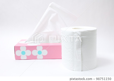 Tissue, box tissue, daily necessities, daily necessities, runny nose, box tissue, toilet paper, toilet, paper 98751150