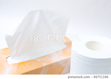 Tissue, box tissue, daily necessities, daily necessities, runny nose, box tissue, toilet paper, toilet, paper 98751166