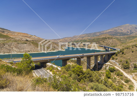 water dam Rules (Embalse de Rules), Sierra Nevada, Andalusia, Spain water dam Rules (Embalse de Rules), Sierra Nevada, Andalusia, Spain 98753716