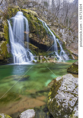Waterfall Virje (Slap Virje), Triglavski national park, Slovenia 98753804