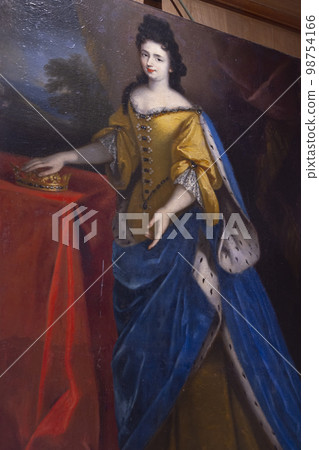 Serrant castle interior (Chateau de Serrant), Saint-Georges-sur-Loire, Maine-et-Loire department, France Serrant castle interior (Chateau de Serrant), Saint-Georges-sur-Loire, Maine-et-Loire department, France 98754166