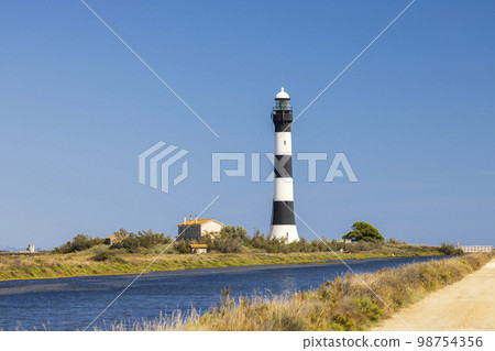 lighthouse Faraman, Salin de Giraud, Provence-Alpes-Cote d'Azur, France 98754356