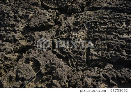 日本東京八丈島南原千疊敷熔岩 98755062