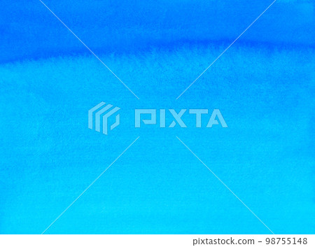 Watercolor deep blue gradient background texture. Aquarelle abstract bright sky blue ombre backdrop. Watercolor deep blue gradient background texture. Aquarelle abstract bright sky blue ombre backdrop. 98755148