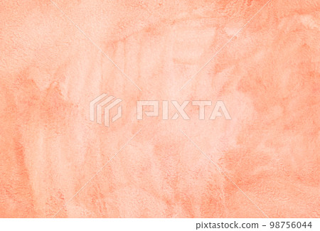 Watercolor pastel coral background texture. Light orange stains on paper. Watercolor pastel coral background texture. Light orange stains on paper. 98756044