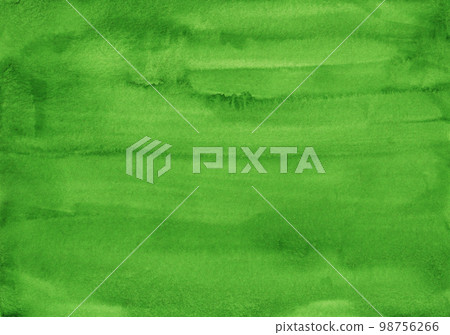 Watercolor bright green background texture. Aquarelle greenery color trend backdrop. 98756266