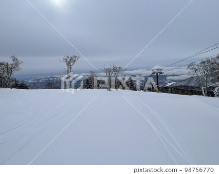 The slopes beyond Mori-no-Koji at Grandeco Snow Resort in Fukushima Prefecture in January 2023 The slopes beyond Mori-no-Koji at Grandeco Snow Resort in Fukushima Prefecture in January 2023 98756770