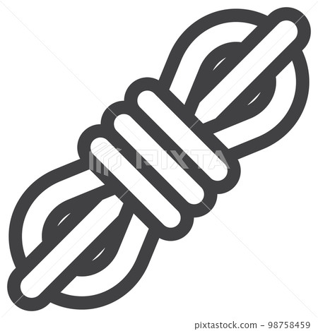 rope icon, simple thin line icon sets rope icon, simple thin line icon sets 98758459