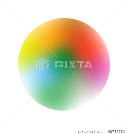 Abstract background multicolor gradient circle Abstract background multicolor gradient circle 98758784