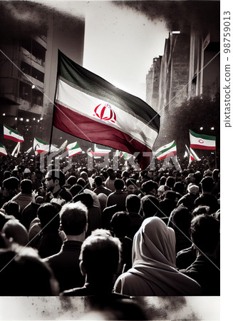 People protest against dictatorship. People protest against dictatorship. 98759013