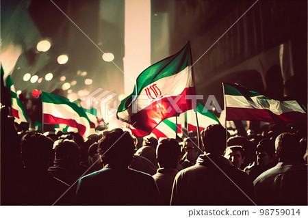 People protest against dictatorship. People protest against dictatorship. 98759014