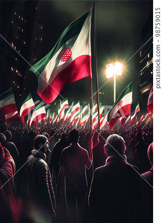 People protest against dictatorship. People protest against dictatorship. 98759015