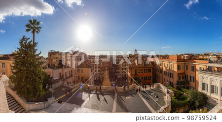 Spanish Steps in city of Rome, Italy. 98759524