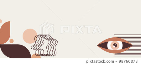 Simple design on white background. 98760878