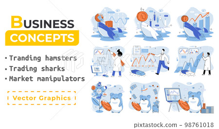 Trading hamster, user who does not understand economics and finance, inexperienced investor 98761018