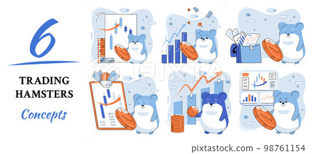Trading hamster, user who does not understand economics and finance, inexperienced investor Trading hamster, user who does not understand economics and finance, inexperienced investor 98761154