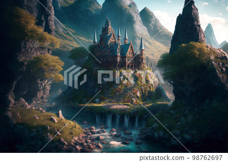 madness, nightmares, ai, generative, insanity, zombies, gate, pain, agony, terrified, horror, halloween, frighten, scared, dark, evil, horrific, faces, demons, scream, blood 98762697