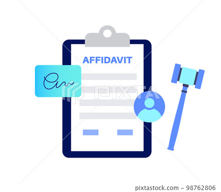 Affidavit statement document 98762806