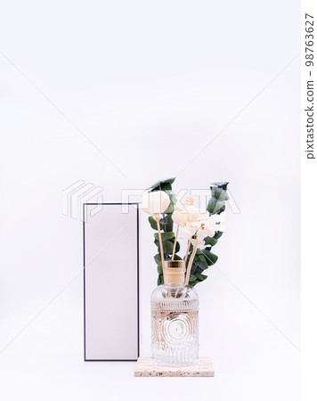 Aromatic reed air freshener on white background Aromatic reed air freshener on white background 98763627