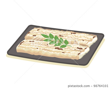 An illustration inspired by grilled eel 98764101