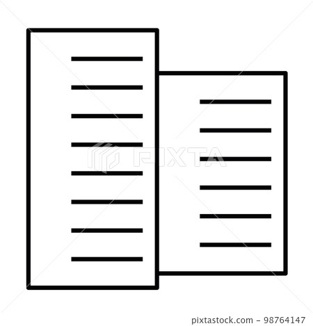 City building thin line icon City building thin line icon 98764147