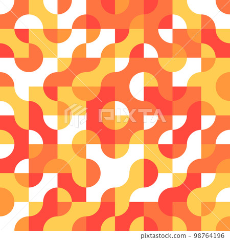 Abstract seamless geometric retro pattern 98764196