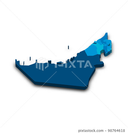 United Arab Emirates political map of administrative divisions United Arab Emirates political map of administrative divisions 98764618