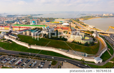 Cityscape of Kazan in summertime 98764638