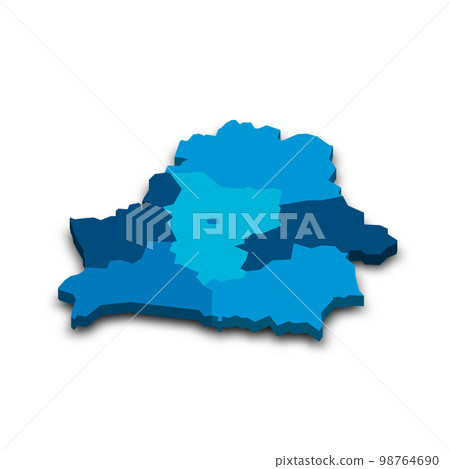 Belarus political map of administrative divisions Belarus political map of administrative divisions 98764690