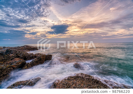 Beautiful seascape and coastline of Khao Lak beach in Phang Nga, Thailand 98766220