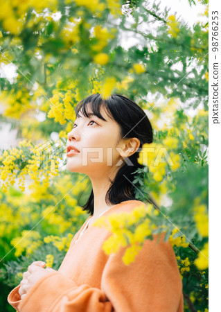 Mimosa and women 98766253