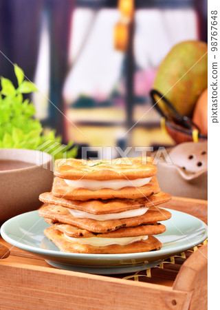 Scallion cookie nougats 98767648