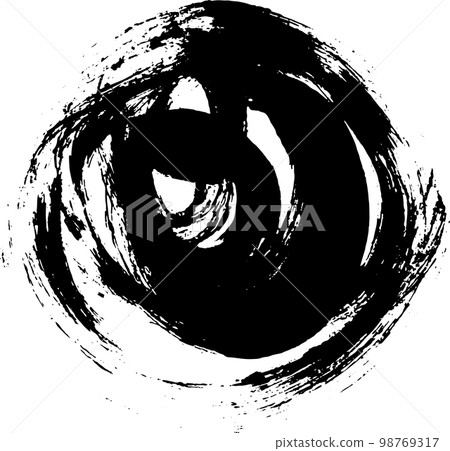 日式背景設計素材畫筆圓圈 日式背景設計素材畫筆圓圈 98769317