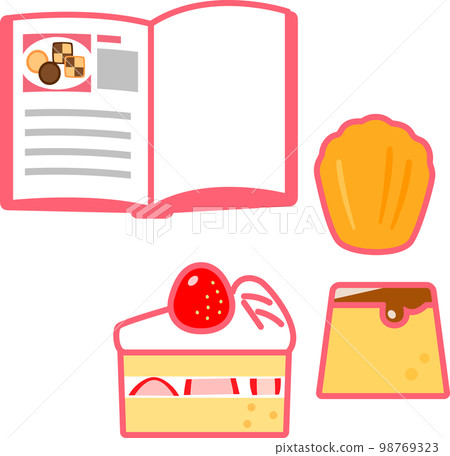 Western confectionery and recipe book, confectionery making 98769323