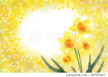 daffodil card 98769367