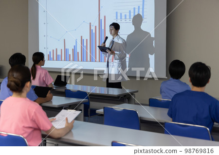 Briefing session for healthcare professionals 98769816