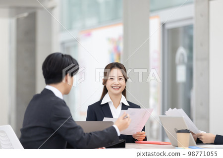 Conference scene Conference scene 98771055