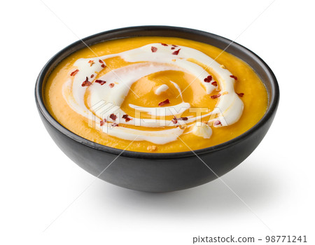 vegetable cream soup 98771241