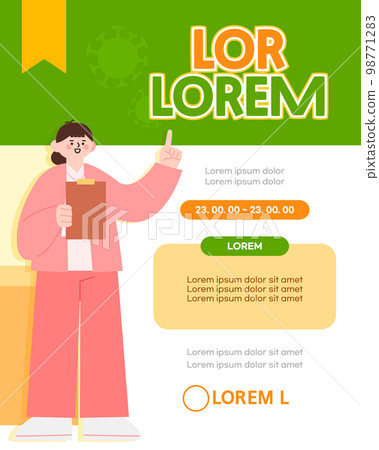 春季疾病和醫療健康模板 09 98771283