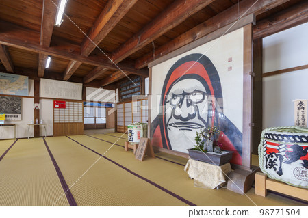Tenryu-ji temple interior Daruma Daishi Tenryu-ji temple interior Daruma Daishi 98771504