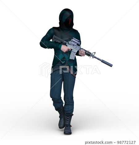 Masked soldier 98772127