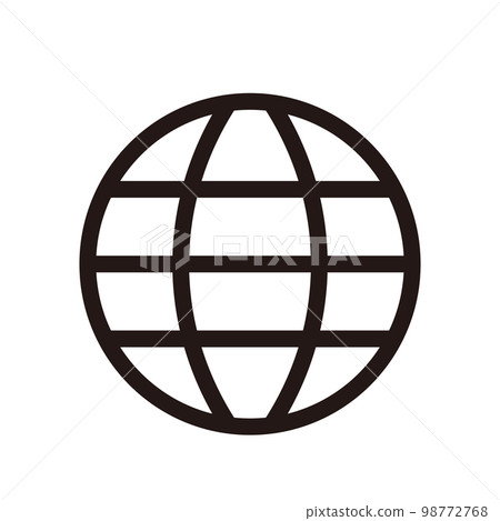 World icon (3 types of line thickness) World icon (3 types of line thickness) 98772768