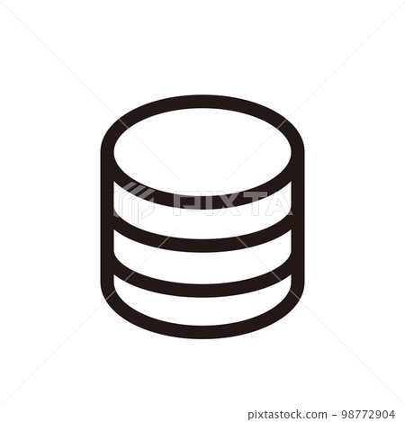 Storage icon (three line thicknesses) Storage icon (three line thicknesses) 98772904